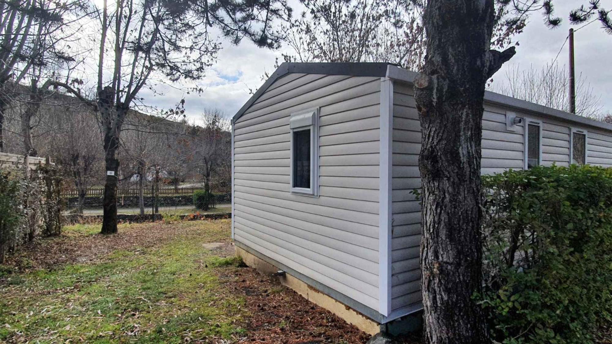 Camping L'Enclave Mobil-Home Estavar Extérieur photo