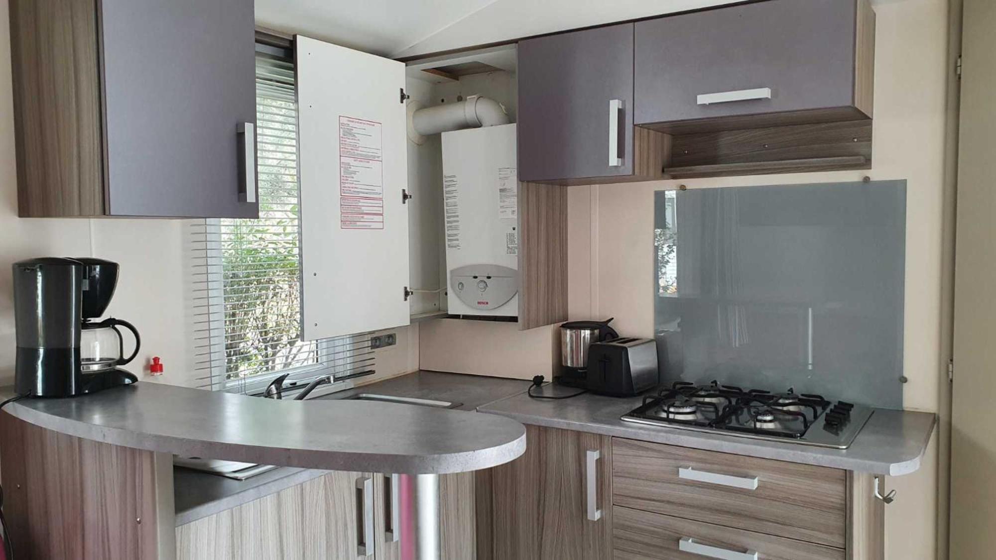 Camping L'Enclave Mobil-Home Estavar Extérieur photo