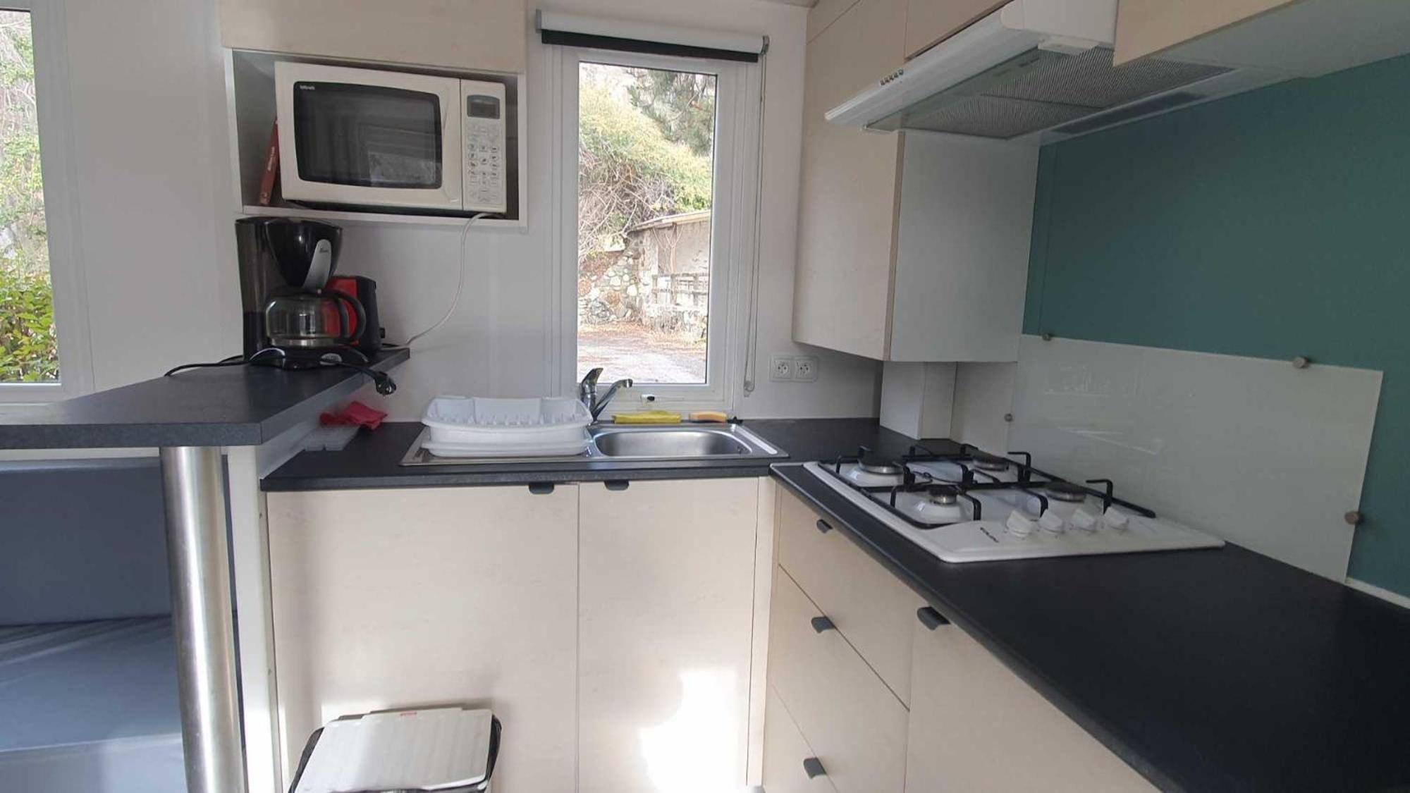 Camping L'Enclave Mobil-Home Estavar Extérieur photo